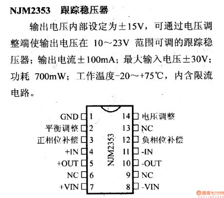 Regulator DC-DC Circuit and Pin of Power Supply Monitor and its Main Features Tracking regulator