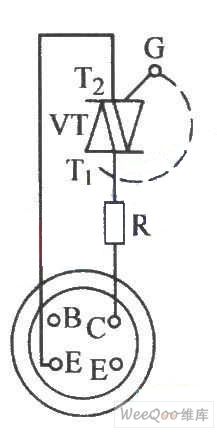 Measuring Triac circuit diagram with digital multimeter