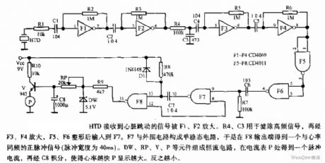 Mini rhythm tester circuit diagram