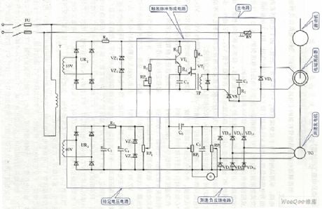 Electromagnetism speed measurement control circuit diagram