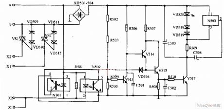 Anti-toll-fraud circuit diagram