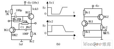 Complementary tube pulse circuit principle and applied circuit diagram