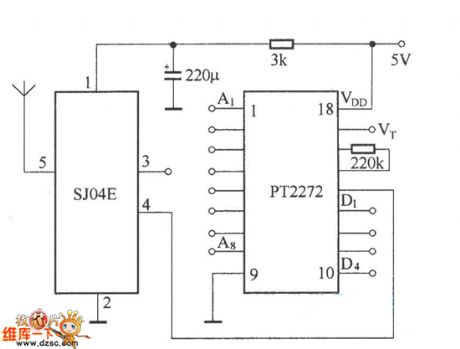 SJ04E Receiving circuit diagram