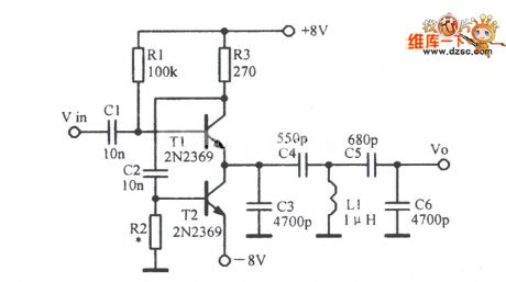 Capacitive load emitter follower circuit