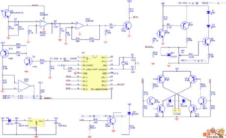 Automatic flushing device circuit diagram