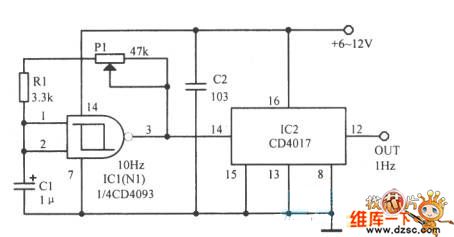 Low-cost second signal oscillator circuit diagram