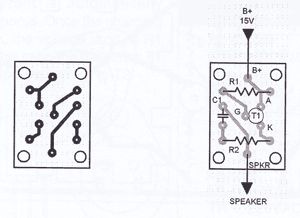 Signal generator with thyristor