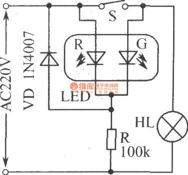 Power status indicator circuit