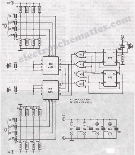 Stereo switch circuit