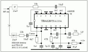 TBA120 demodulator circuit