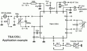 TBA120 demodulator circuit