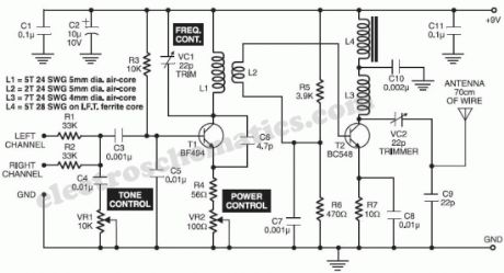 Quality FM transmitter circuit
