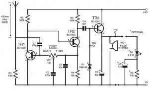 Lightning detector circuit