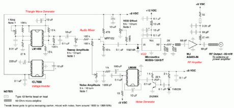 Cell phone jammer circuit