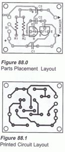 Simple siren circuit