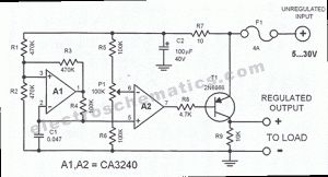 DC voltage regulator circuit