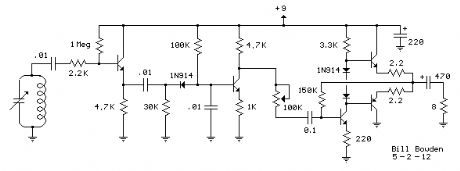 TRF AM Broadcast Receiver Using a Loop Antenna