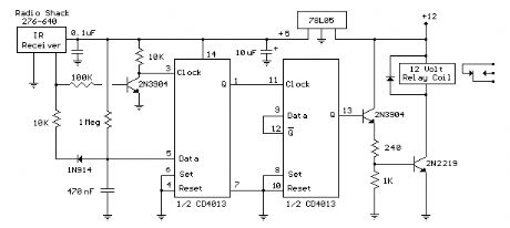 IR Receiver Toggle Switch