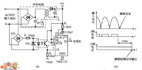 AC power monitor circuit diagram