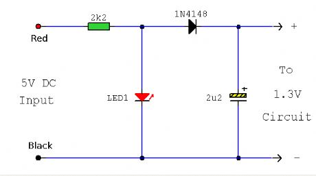 1.3 Volt Power Source