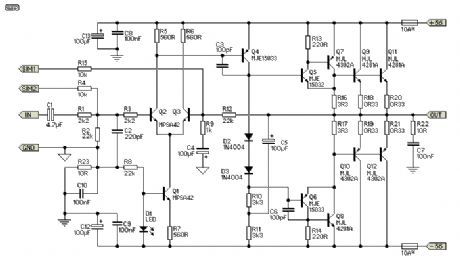 300W Subwoofer Power Amplifier