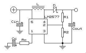 A simple step-up converter (6V to 12V)