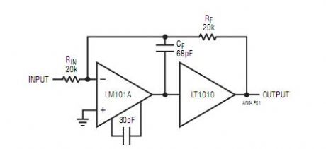 Practical LT1010 Based Boosted Op Amp