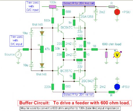 Buffer Amplifier circuit