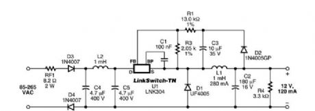 1.4 W Non-Isolated Buck Converter