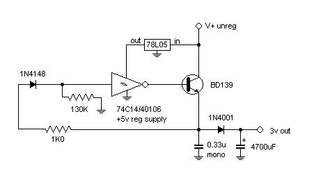 Simple switching regulator (experimental)