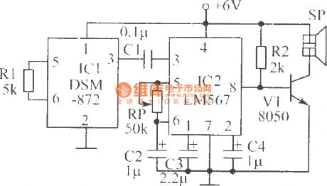 Open circuit, short circuit anti-theft alarm