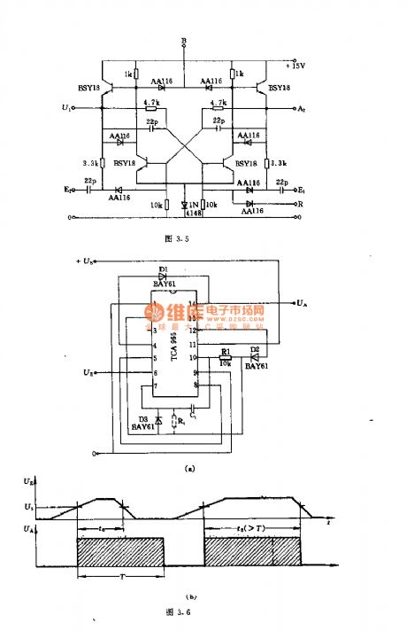 Monostable circuit using TcA965
