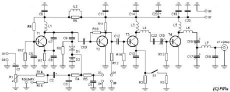 1W portable PLL transmitter