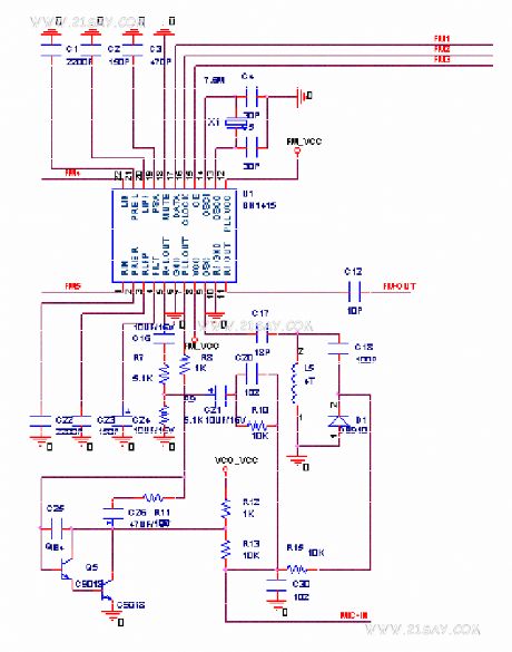 BH1415F FM Stereo PLL Transmitter