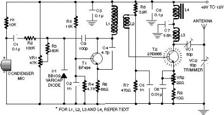 Long Range FM Transmitter Circuit