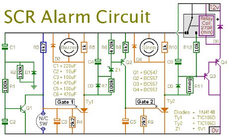 An SCR Based Burglar Alarm