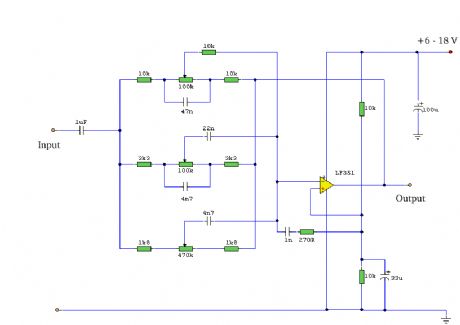 3 Band Equalizer circuits