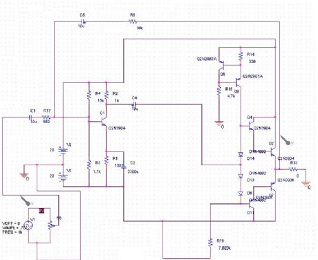 15 Watt Amplifier circuits