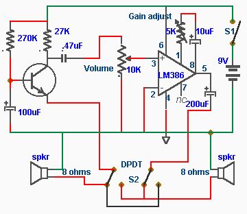 Doorphone Intercom circuit