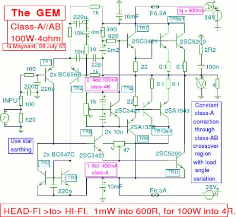The GEM Class-A//AB Amplifier