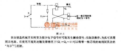 The Anti Shake circuit with NAND gate