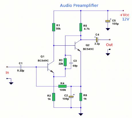 Audio Preamp