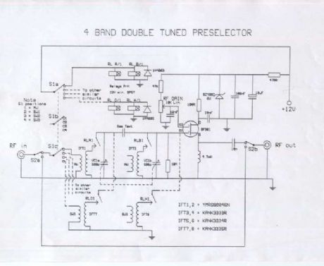 4 Band Double Tuned Preselector