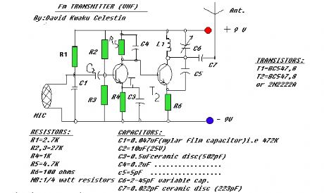 FM Transmitter circuits