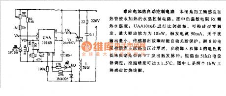 Induction heating automatic control circuit