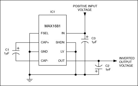 Charge Pump Doubles Negative Voltage