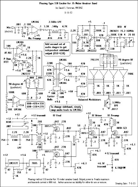 Phasing Exciter for 75 Meter SSB