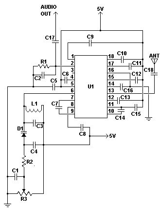 Single Chip FM Radio Circuit