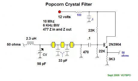 popcorn crystal filter