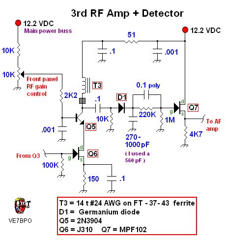 Third RF Amplifier Stage and Detector